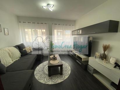 Living room of Flat for sale in O Porriño    with Heating, Terrace and Furnished