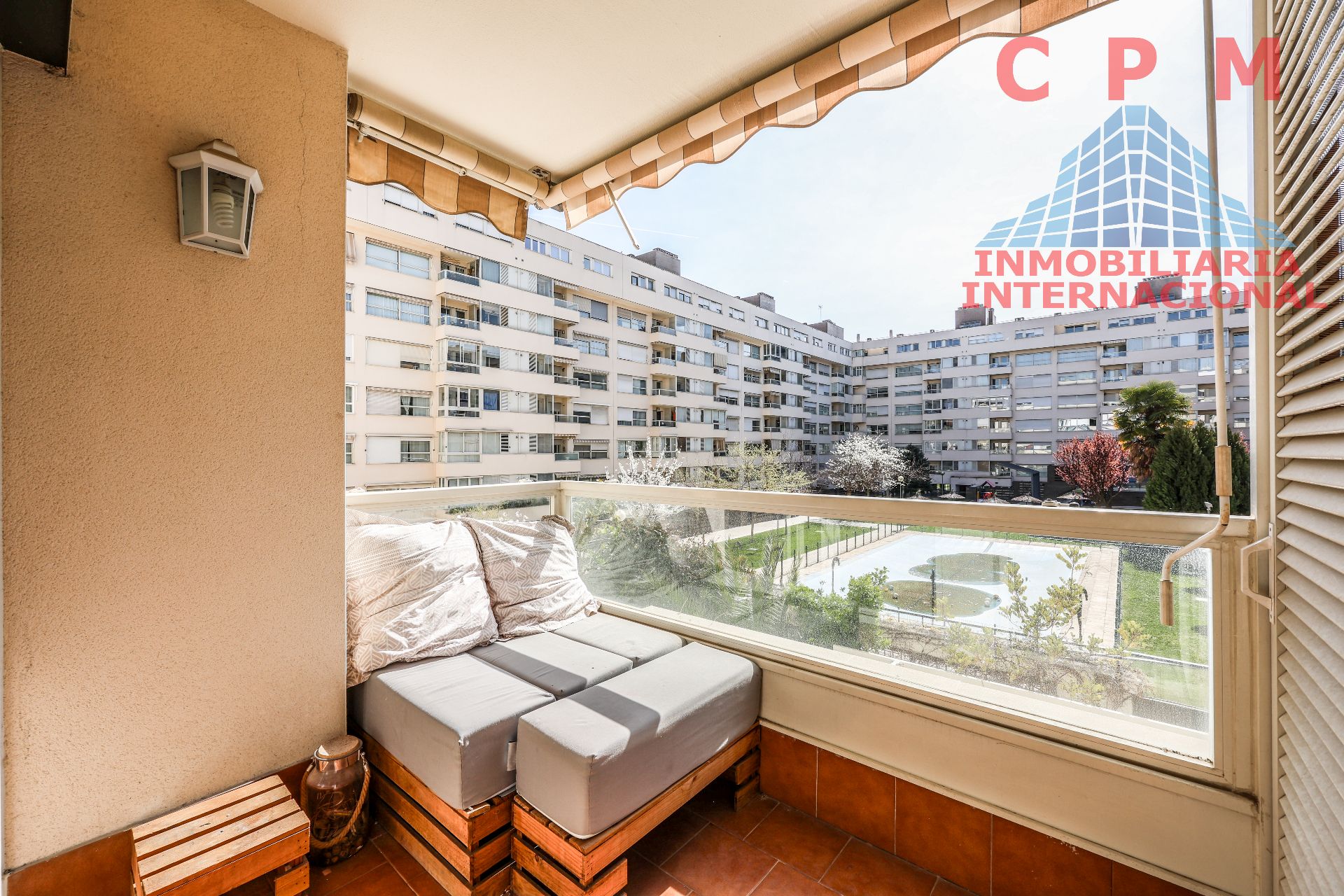 Terraza de Piso de alquiler en  Madrid Capital con Aire acondicionado, Calefacción y Parquet