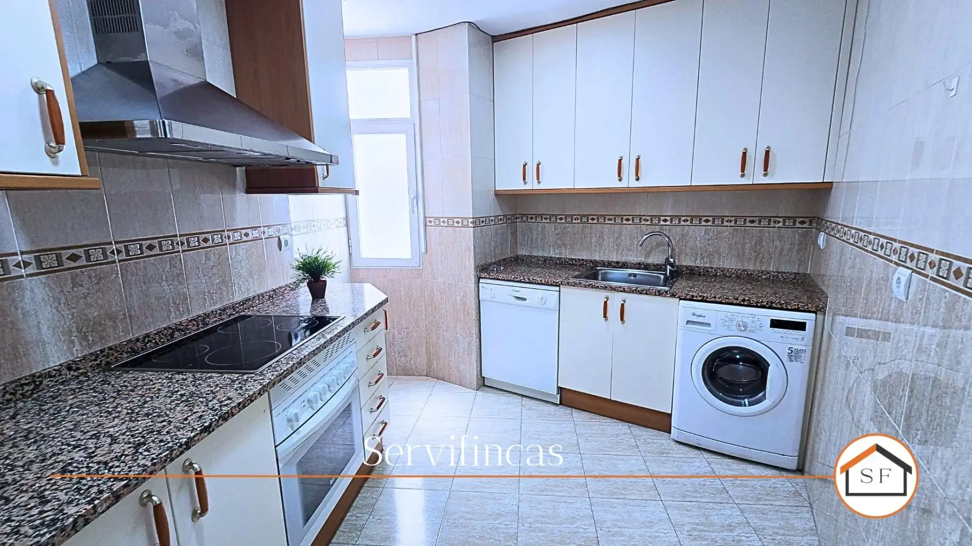 Kitchen of Flat for rent in Madrid  with Heating, Terrace and Balcony