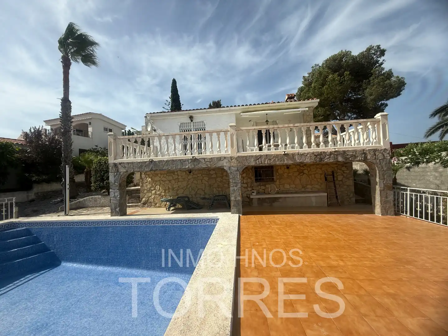 Vista exterior de Casa o xalet en venda en Peñíscola / Peníscola amb Jardí privat, Terrassa i Piscina