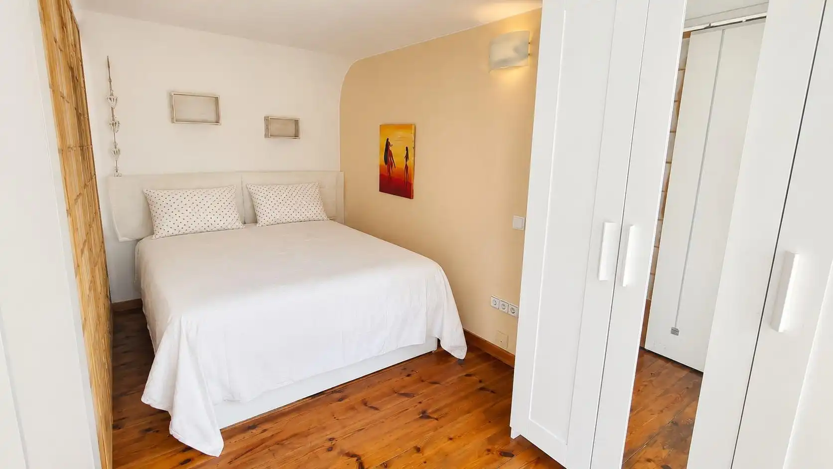 Schlafzimmer von Maisonette zur Miete in Castell d'Aro, Platja d'Aro i s'Agaró mit Klimaanlage, Heizung und Terrasse