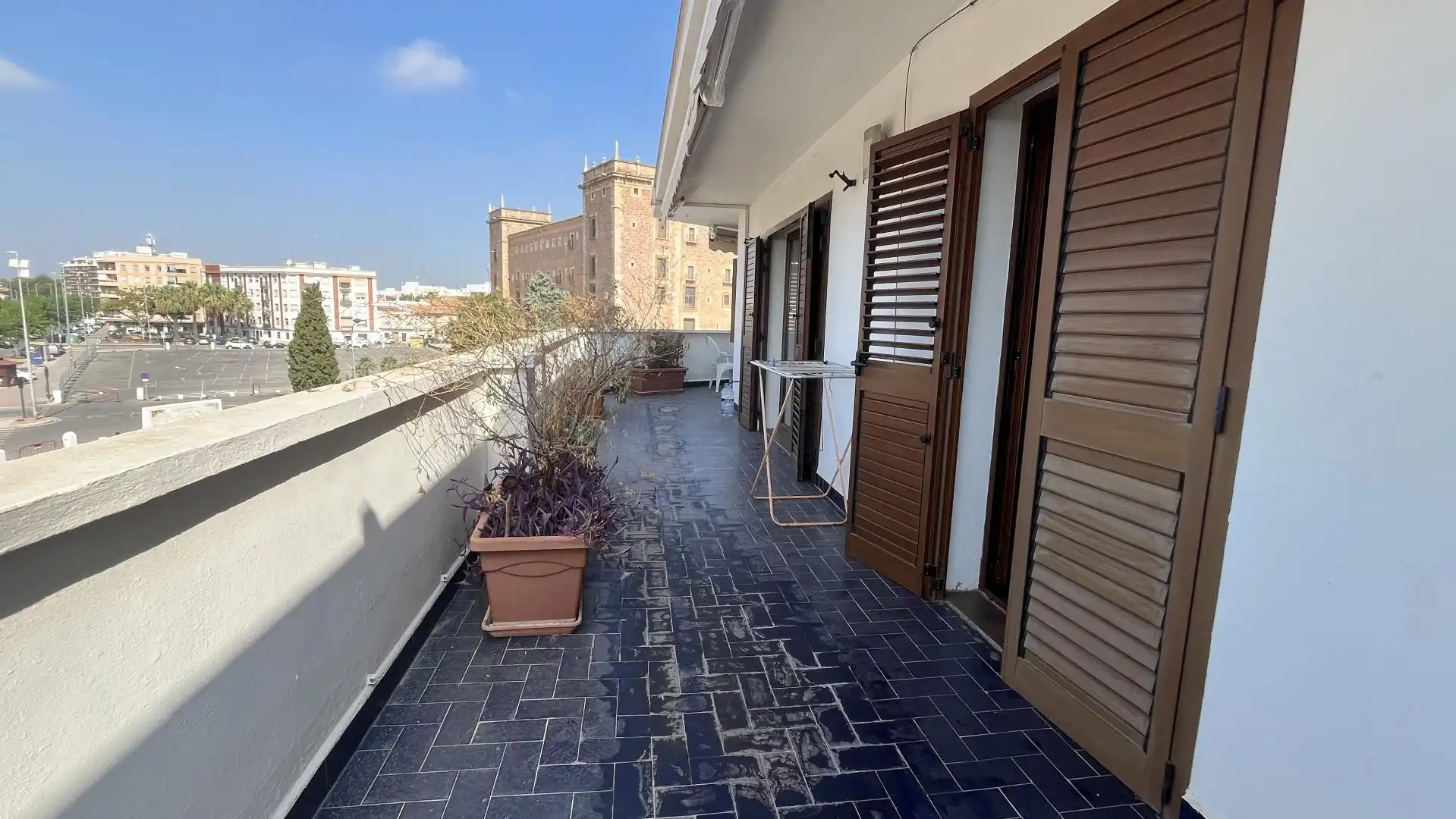 Terrasse von Dachboden zur Miete in El Puig de Santa Maria mit Klimaanlage, Heizung und Terrasse