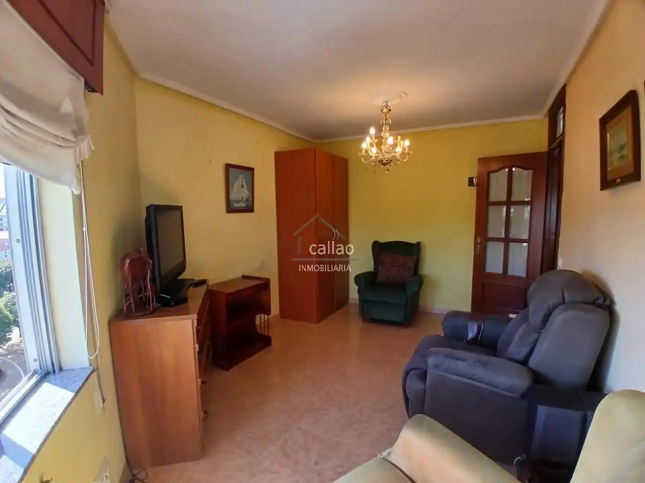 Living room of Flat for sale in Ferrol  with Furnished