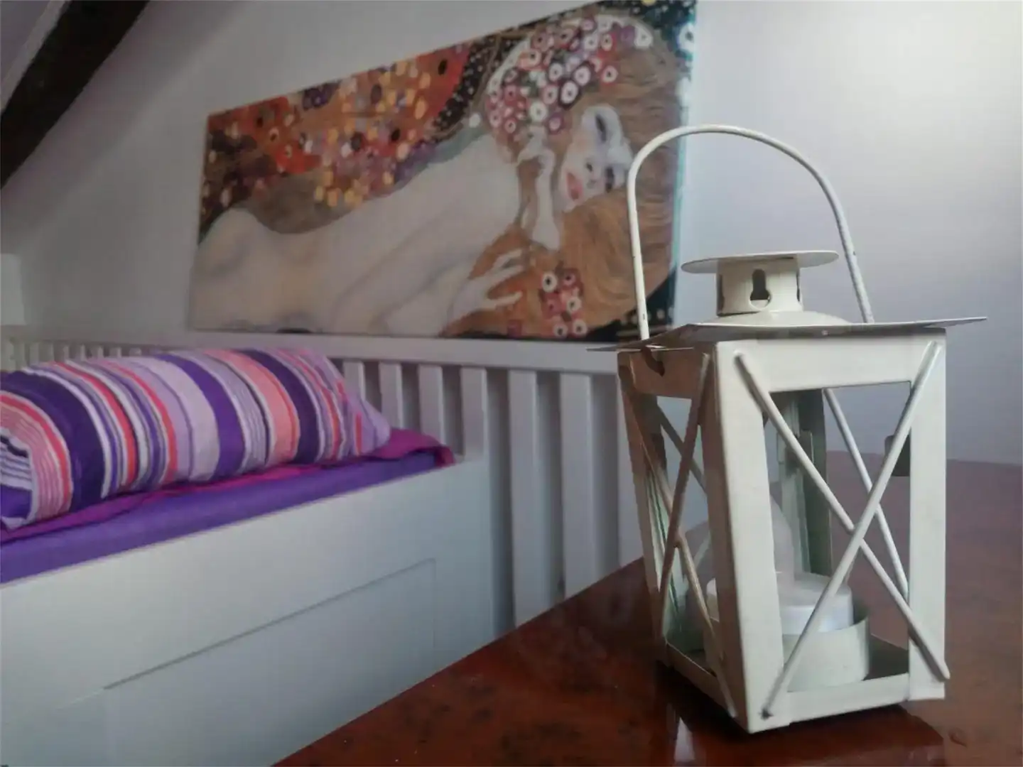 Schlafzimmer von Maisonette zur Miete in Madrid mit Klimaanlage und Möbliert