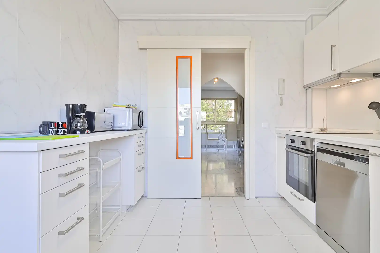 Cocina de Piso de alquiler en Málaga con Aire acondicionado, Amueblado y Internet
