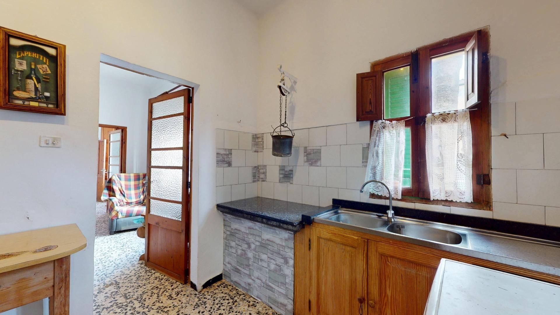 Cuina de Casa o xalet en venda en Santa Margalida amb Aire condicionat, Jardí privat i Terrassa