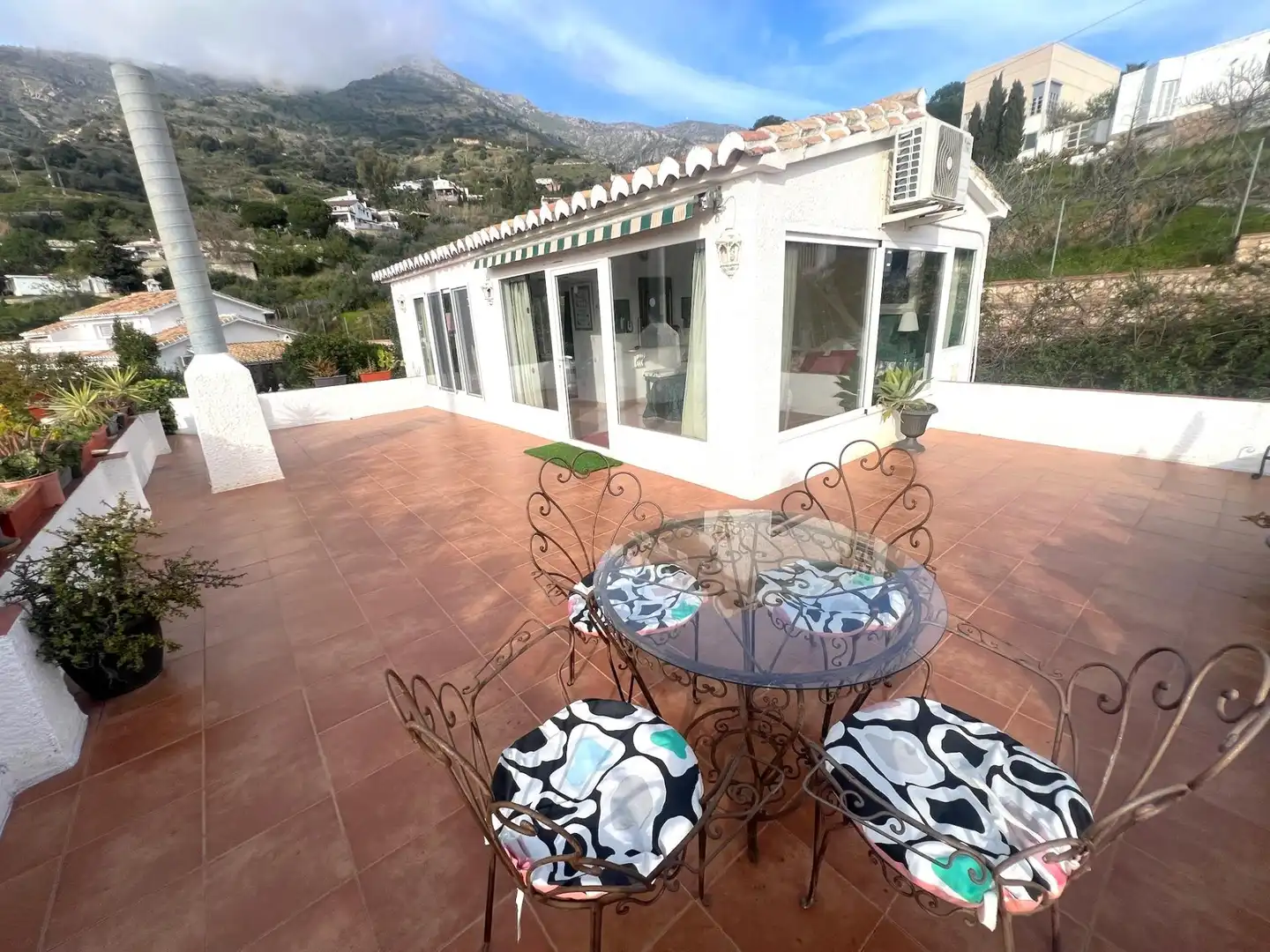 Terrace of Houses for rent in Mijas  with Private garden, Terrace and Swimming Pool