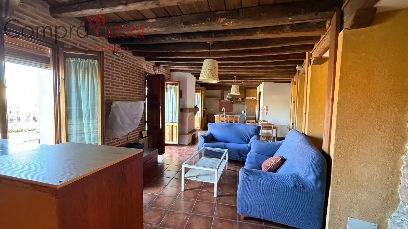 Living room of Flat for rent in Segovia  with Heating, Storage room and Balcony