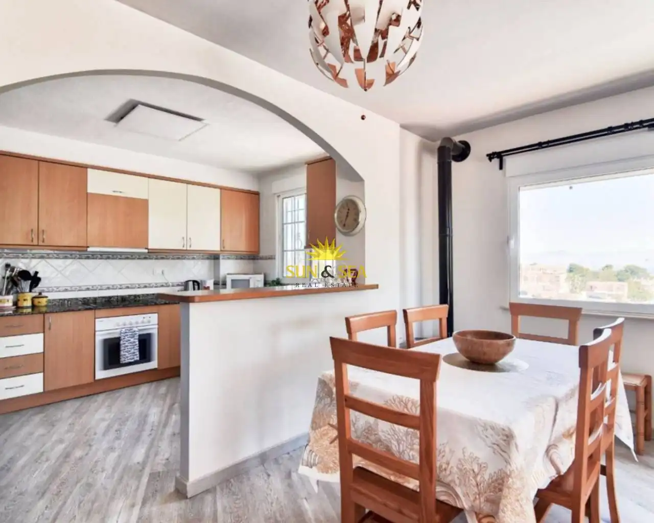 Kitchen of Houses for rent in Santa Pola  with Air Conditioner, Heating and Terrace