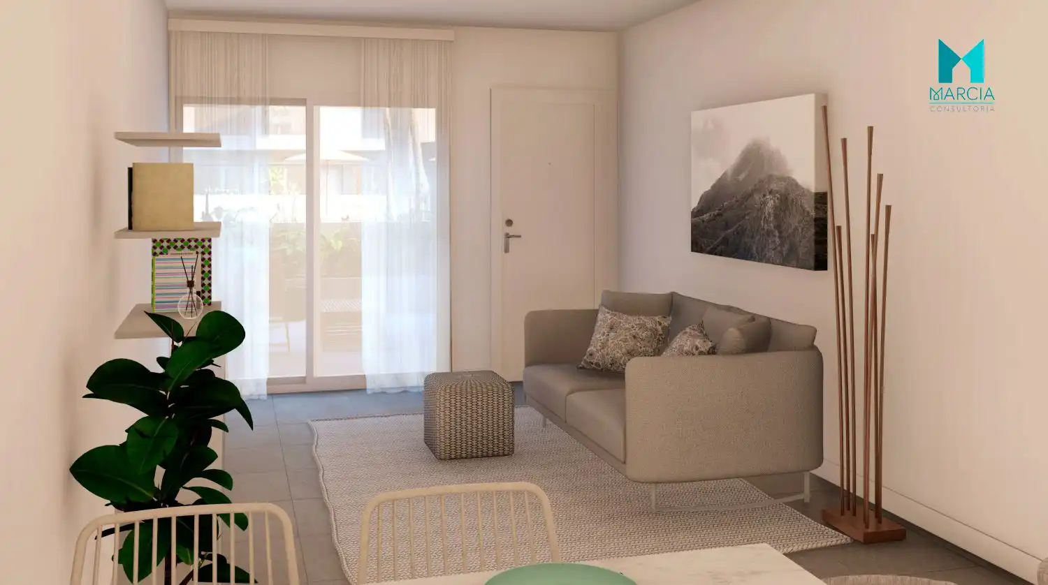 Sala d'estar de Dúplex en venda en Torre-Pacheco amb Terrassa i Piscina comunitària