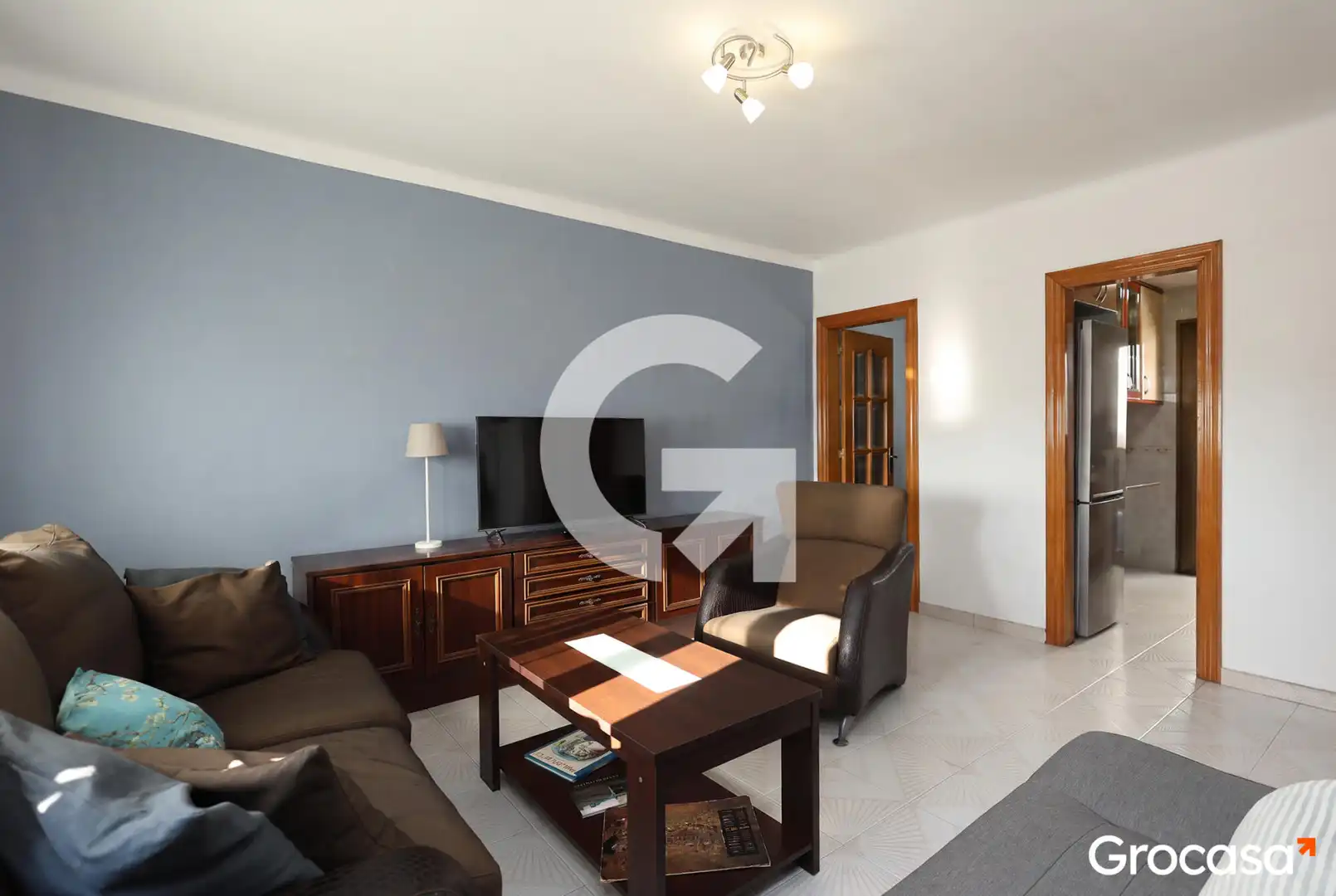 Sala de estar de Piso en venta en Rubí con Horno