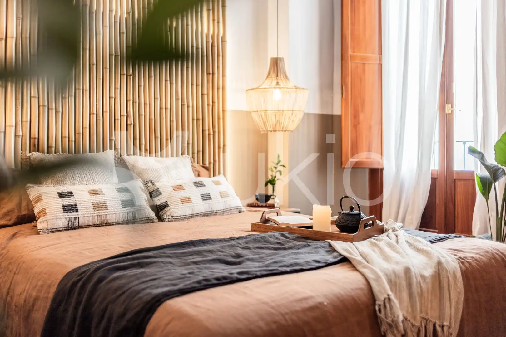 Habitación de Apartamento de alquiler en Madrid con Aire acondicionado, Calefacción y Amueblado