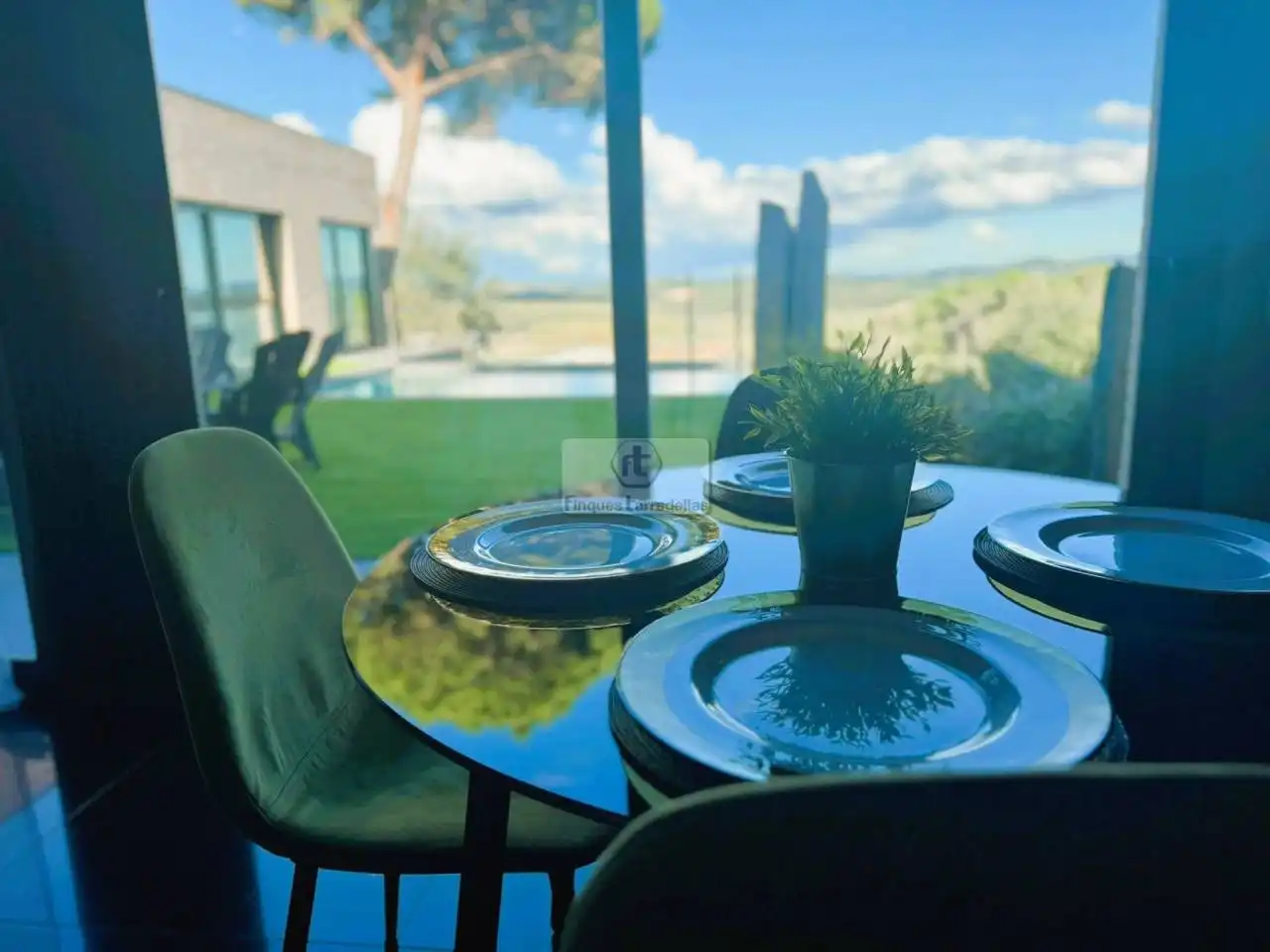 Terrassa de Casa o xalet en venda en Fogars de la Selva amb Aire condicionat, Calefacció i Jardí privat