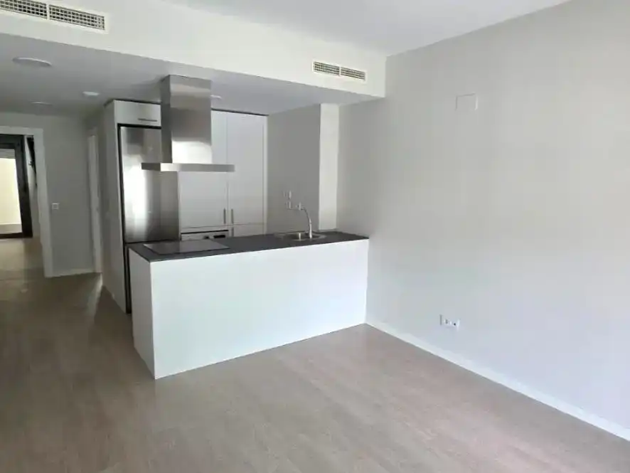 Kitchen of Flat for rent in Mijas  with Air Conditioner, Private garden and Storage room