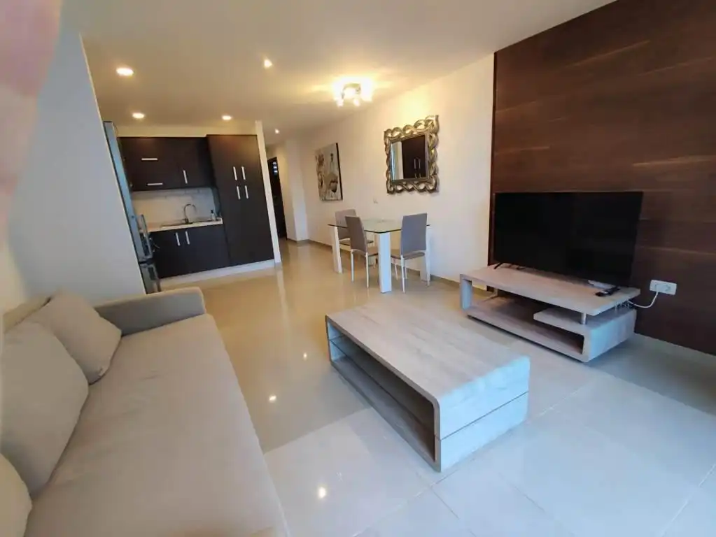 Wohnzimmer von Erdgeschoss zur Miete in Adeje mit Terrasse und Möbliert