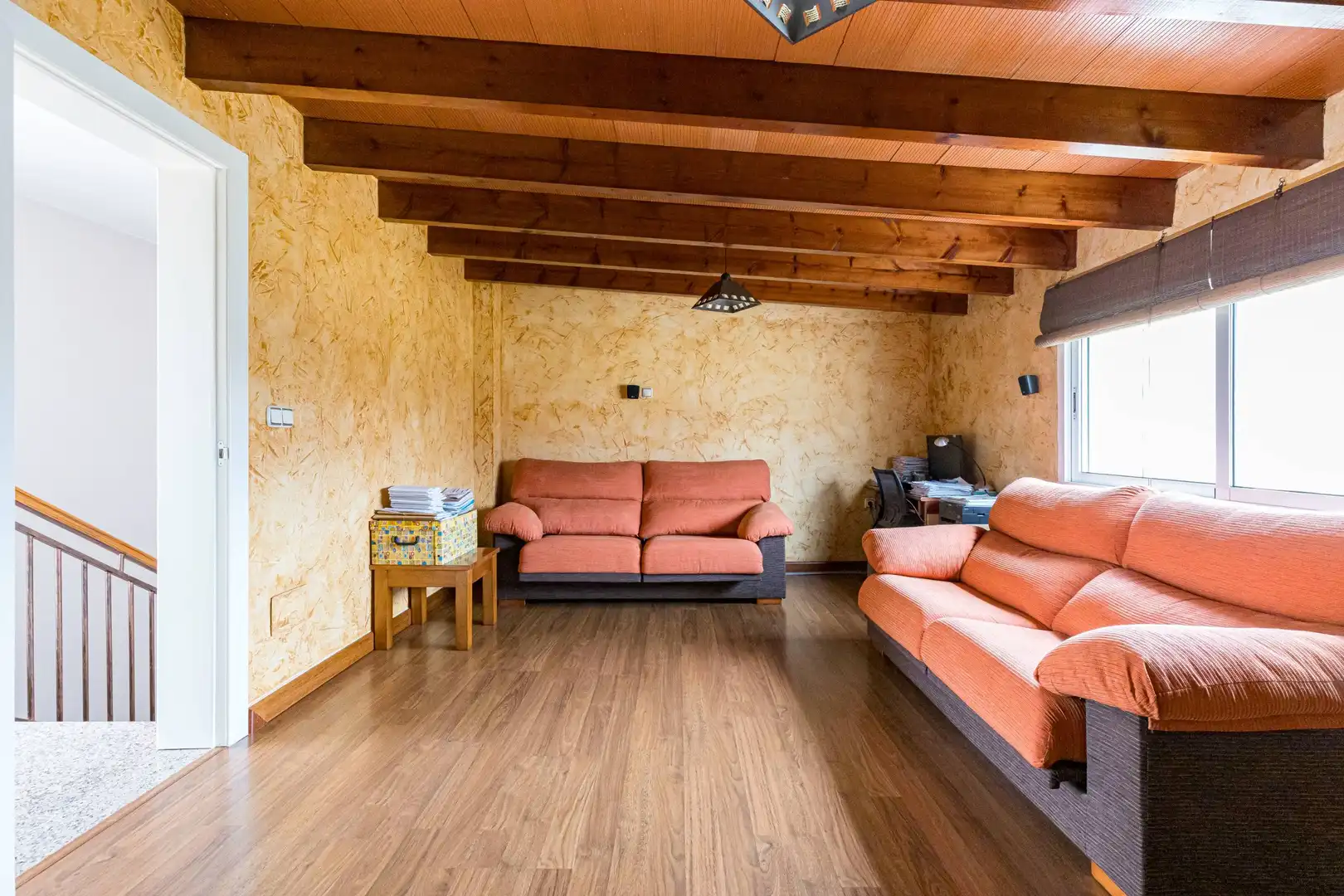 Sala d'estar de Dúplex en venda en Murcia amb Aire condicionat, Jardí privat i Terrassa