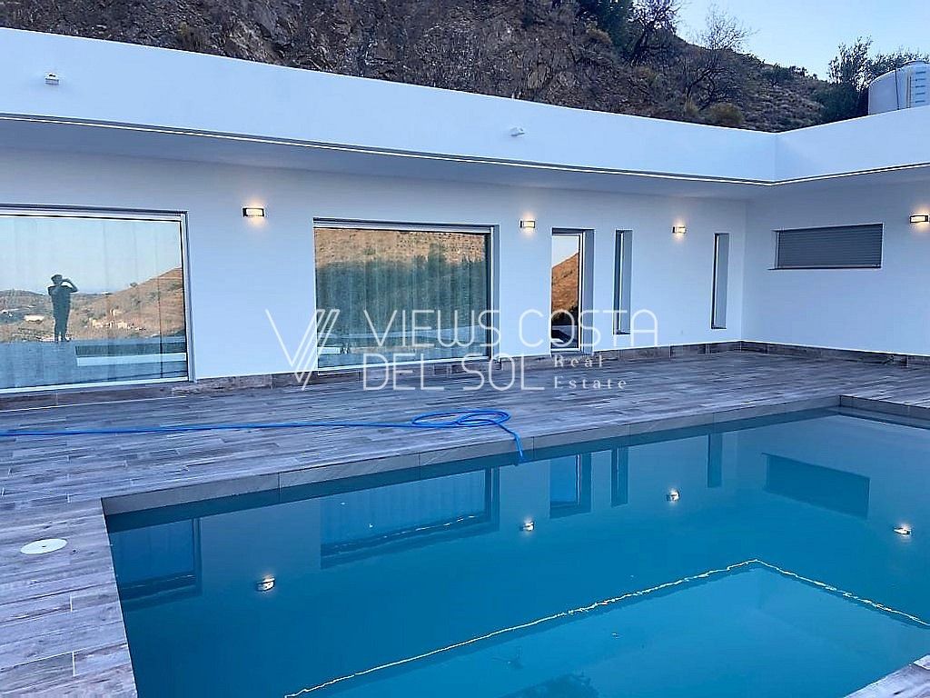 Swimming pool of House or chalet to rent in Algarrobo  with Terrace, Swimming Pool and Furnished