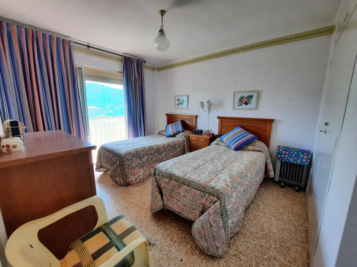 Schlafzimmer von Wohnung zum Verkauf in Oropesa del Mar / Orpesa mit Terrasse, Möbliert und Ofen