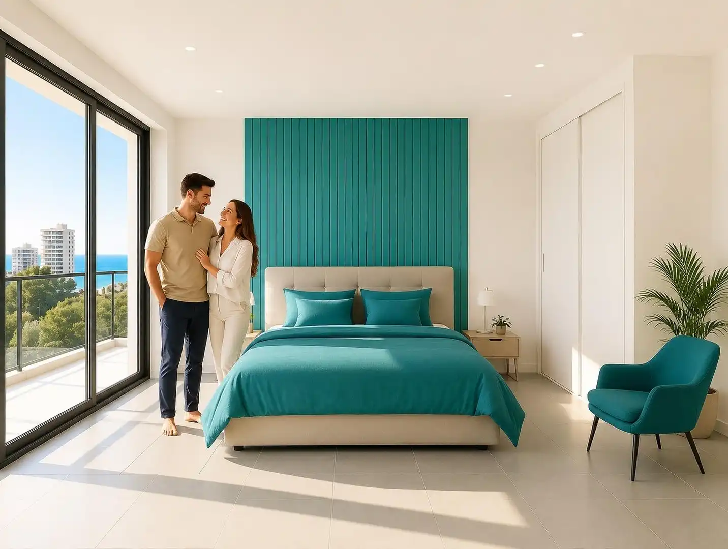 Bedroom of Flat for sale in San Javier  with Storage room, Furnished and Balcony