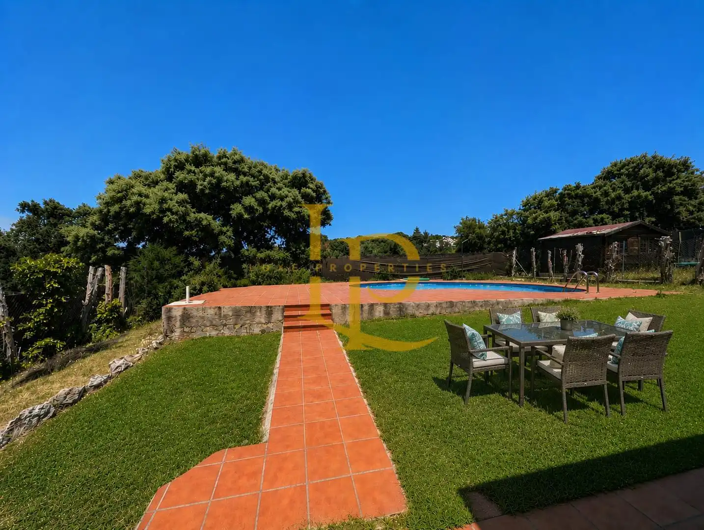 Jardí de Casa o xalet en venda en Galápagos amb Calefacció, Jardí privat i Terrassa