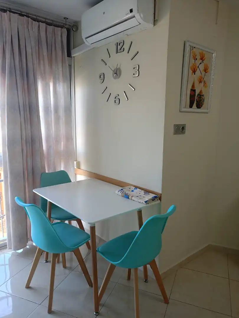 Esszimmer von Wohnung zur Miete in Benalmádena mit Klimaanlage, Möbliert und Gemeinschaftspool