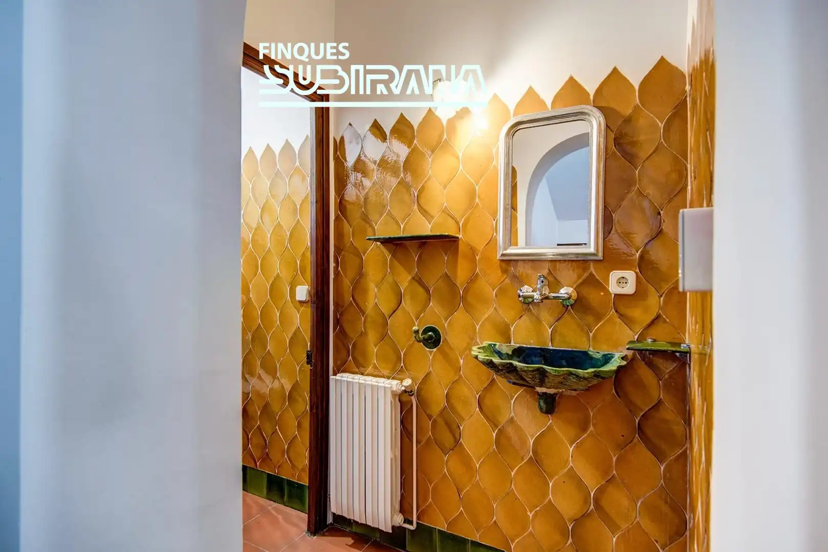 Baño de Finca rústica en venta en Igualada con Calefacción, Jardín privado y Terraza