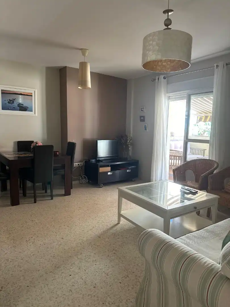 Wohnzimmer von Dachboden zur Miete in Sanlúcar de Barrameda mit Klimaanlage, Heizung und Terrasse