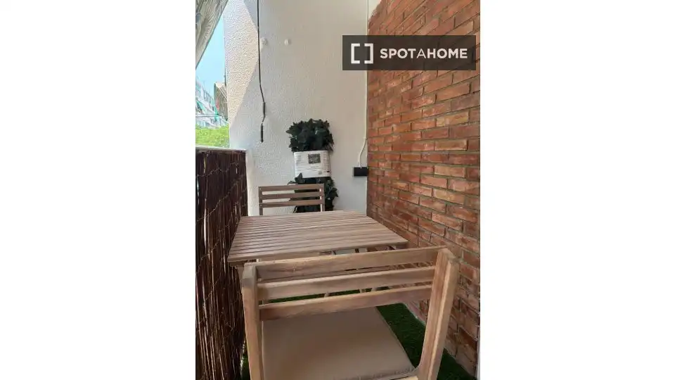 Terrassa de Apartament per a compartir en Alicante / Alacant amb Aire condicionat, Terrassa i Moblat