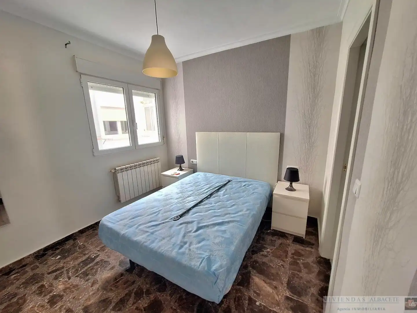 Bedroom of Flat for sale in Albacete  with Air Conditioner, Heating and Furnished