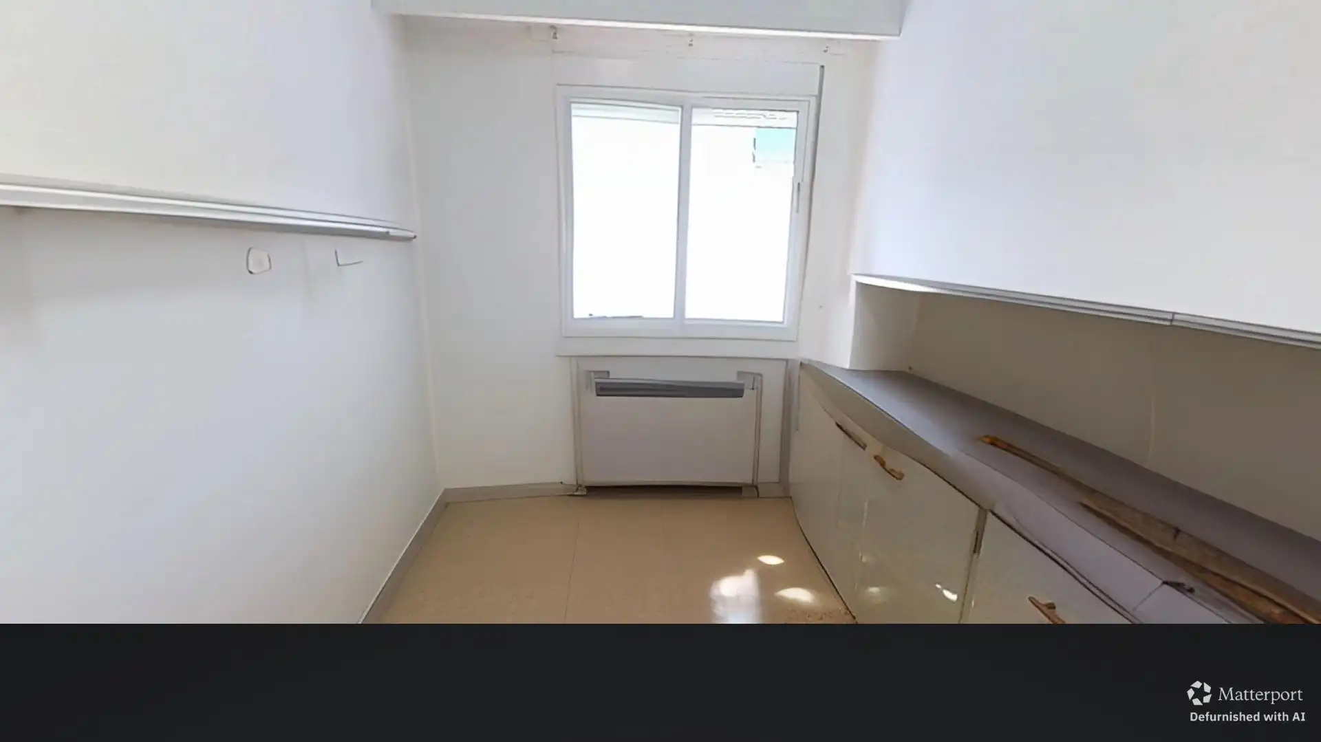 Kitchen of Flat for sale in Valencia  with Air Conditioner and Balcony