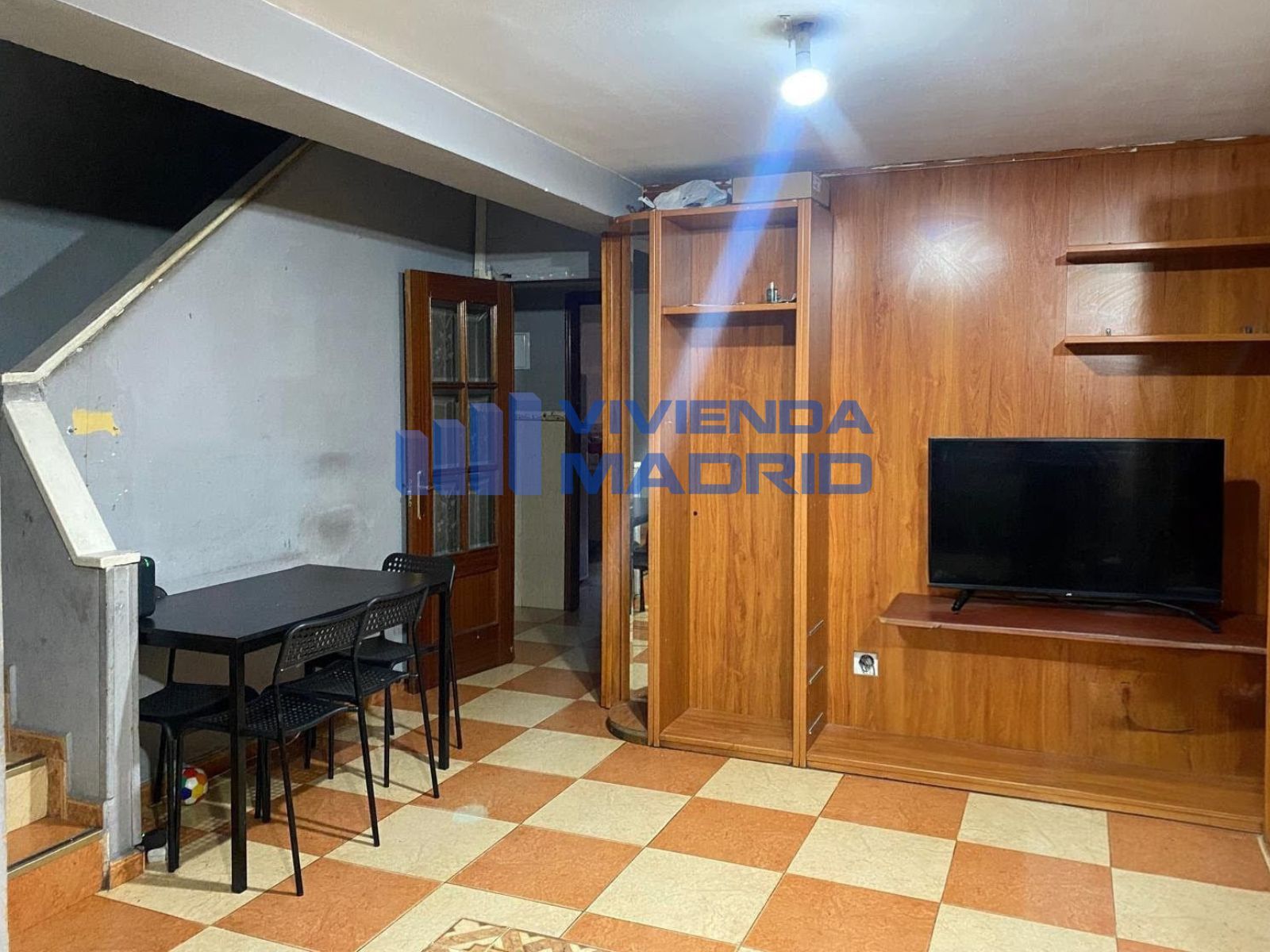 Sala d'estar de Pis en venda en  Madrid Capital amb Aire condicionat i Terrassa