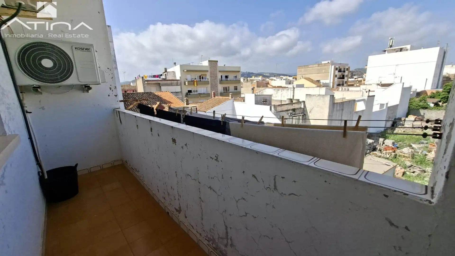 Balcony of Flat for sale in Piles  with Air Conditioner and Balcony