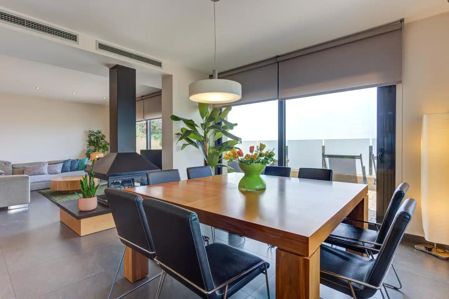 Esszimmer von Haus oder Chalet zum Verkauf in Castelldefels mit Klimaanlage, Heizung und Privatgarten