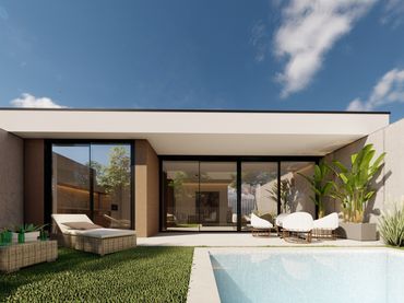 Maison jumelée neuf avec jardin à vendre à Calle Gabriela Mistral 48