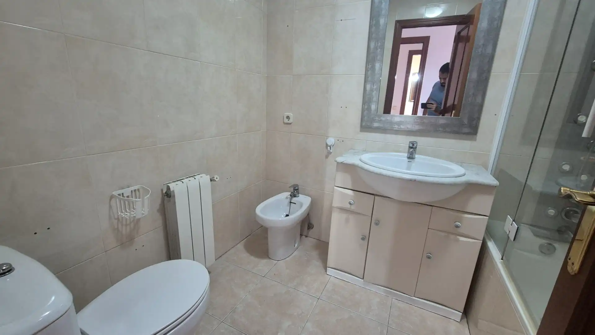 Bathroom of Flat for sale in Galapagar  with Heating, Parquet flooring and Terrace