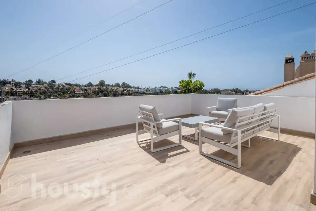 Terrace of Houses for sale in Estepona  with Air Conditioner, Heating and Private garden