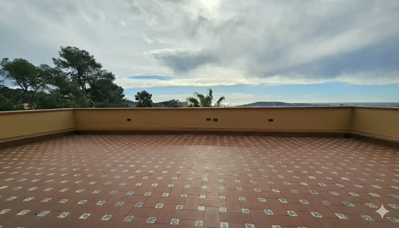 Terraza de Casa o chalet en venta en Barcelona con Aire acondicionado, Calefacción y Jardín privado