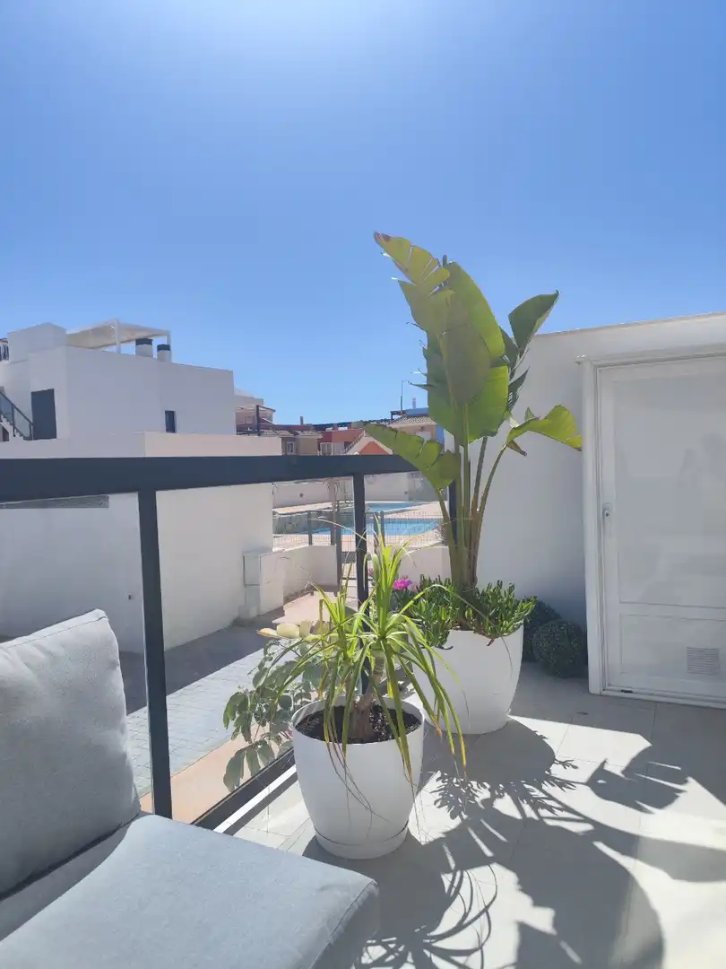 Piscina de Planta baixa en venda en Pilar de la Horadada amb Terrassa, Piscina i Moblat