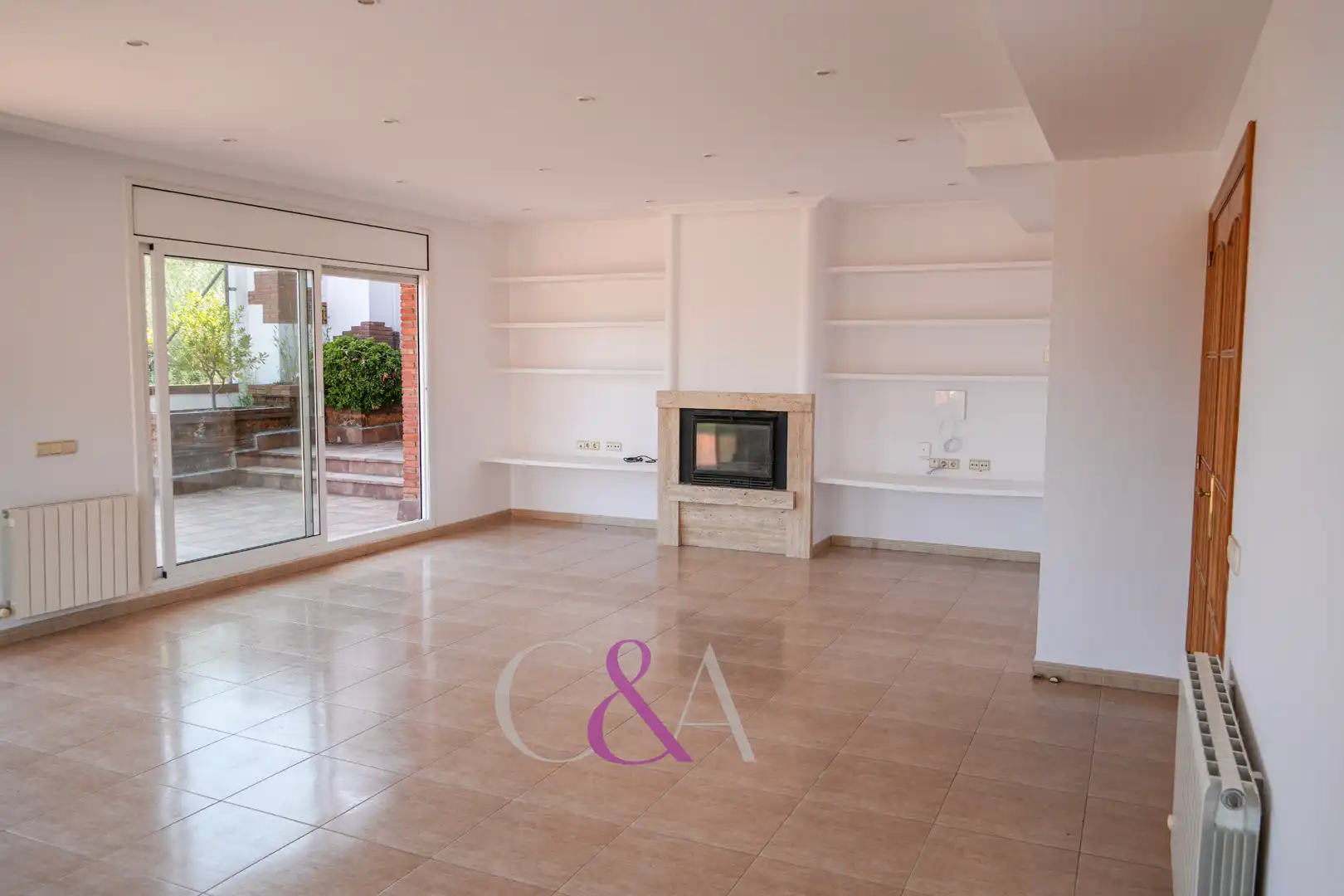 Sala de estar de Casa o chalet en venta en Sant Vicenç de Montalt con Aire acondicionado, Calefacción y Terraza