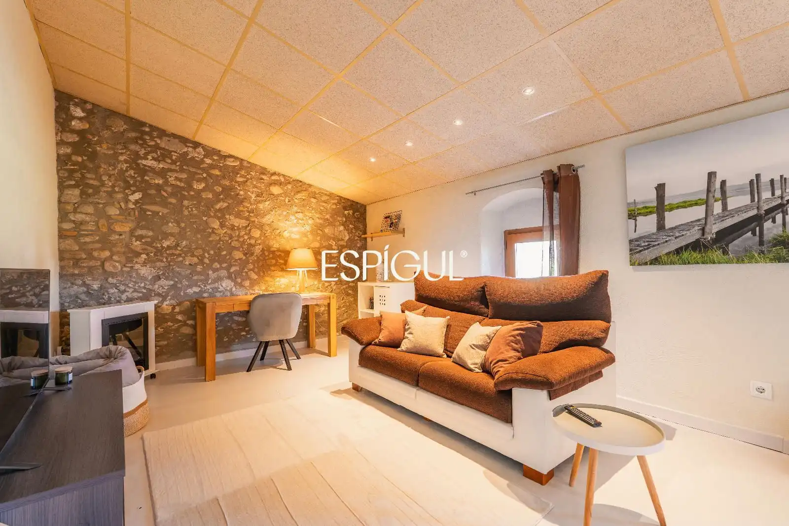 Sala de estar de Casa o chalet en venta en Sant Gregori con Aire acondicionado, Calefacción y Amueblado