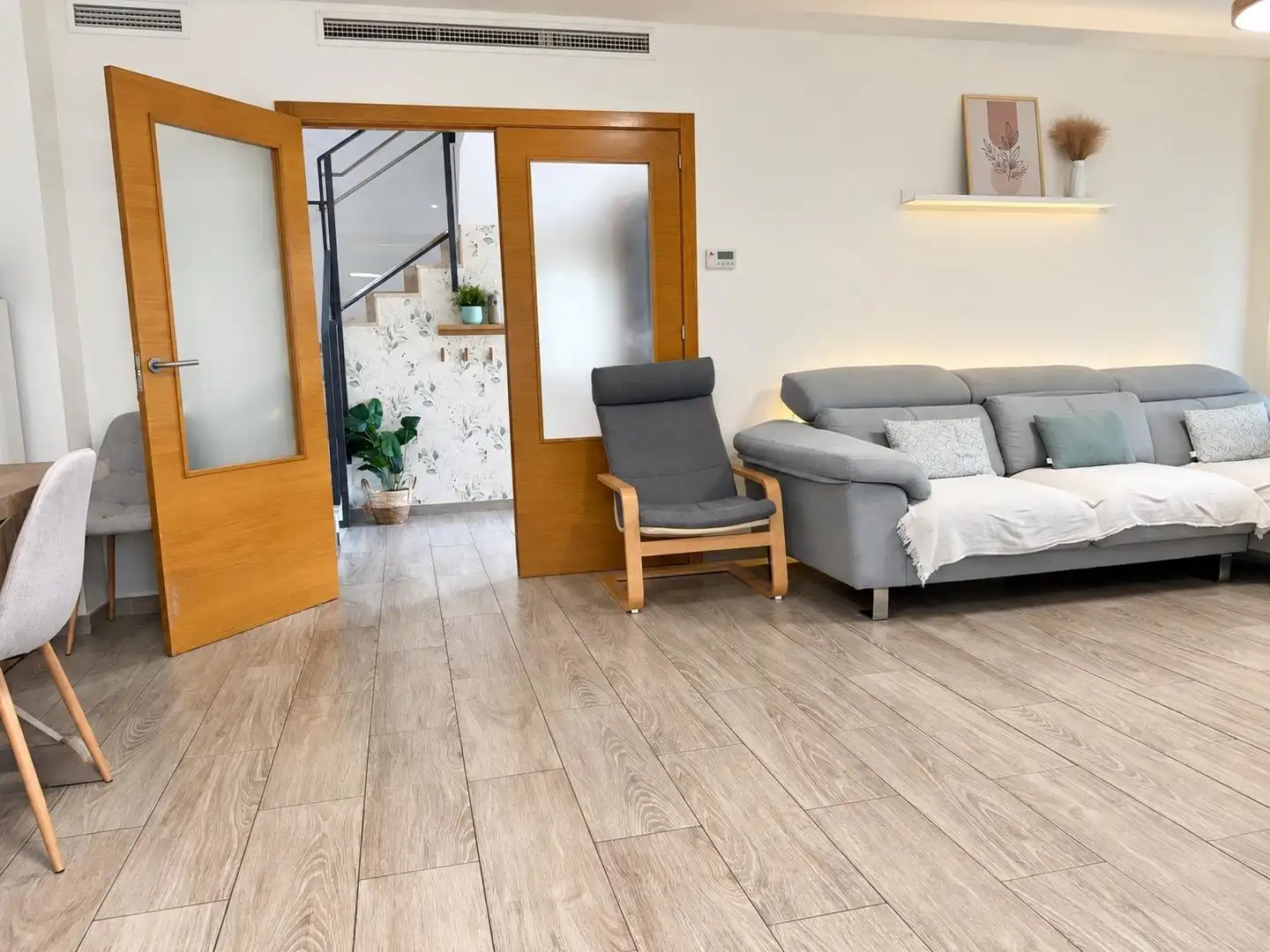 Sala d'estar de Casa o xalet en venda en Molina de Segura amb Aire condicionat, Jardí privat i Balcó