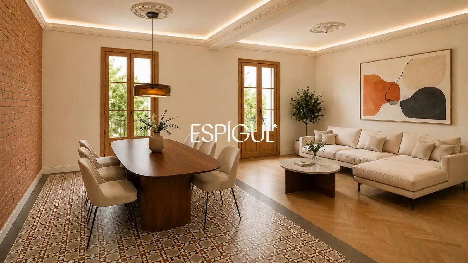 Piso con terraza en venta en Eixample
