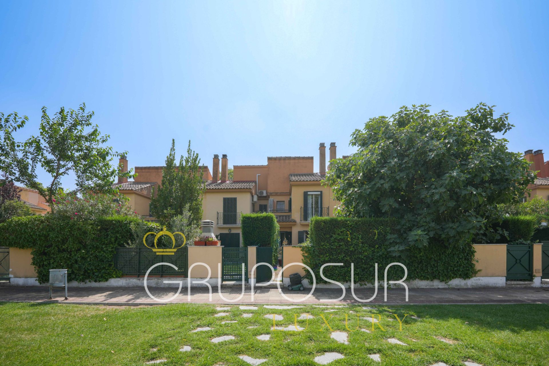 Jardí de Casa adosada en venda en Simancas amb Calefacció, Jardí privat i Parquet