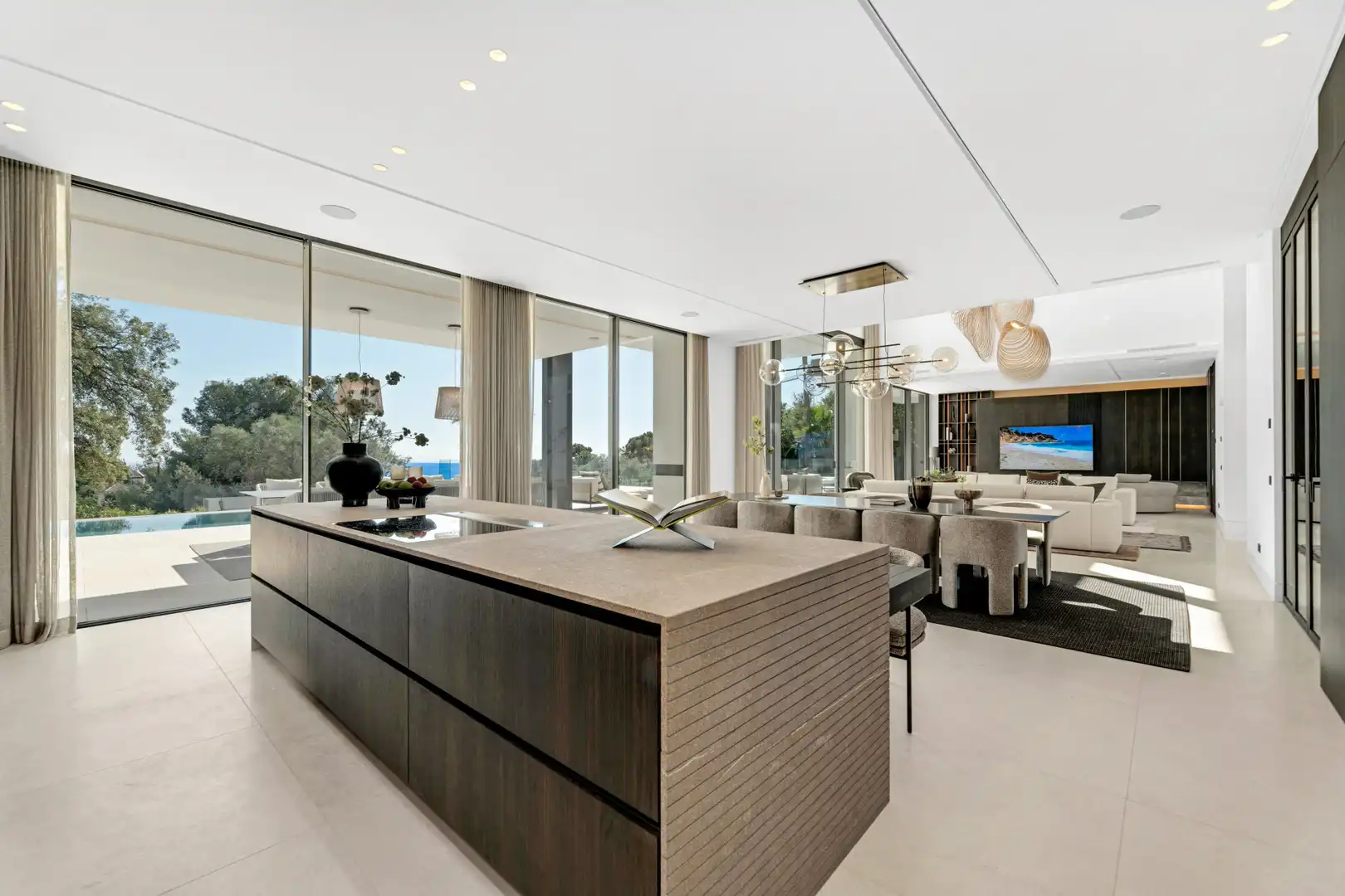 Cocina de Casa o chalet en venta en Marbella con Aire acondicionado, Jardín privado y Terraza