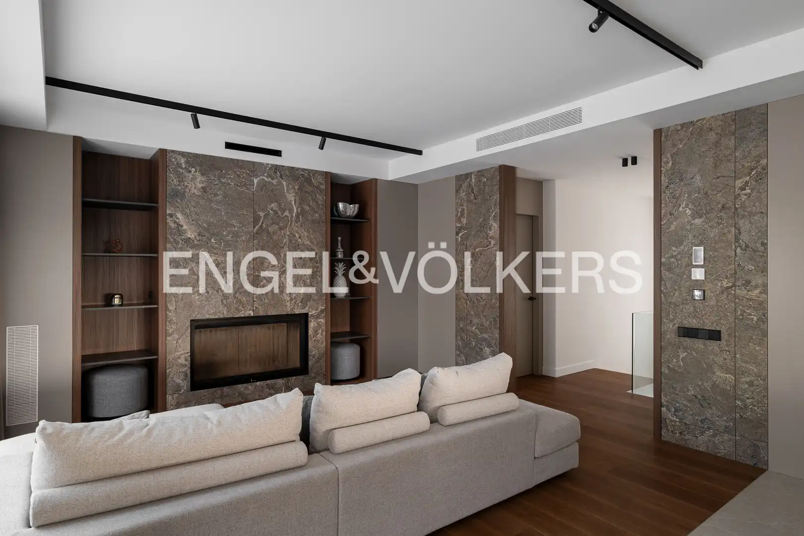 Sala de estar de Casa o chalet de alquiler en Sant Pere de Ribes con Aire acondicionado, Calefacción y Jardín privado