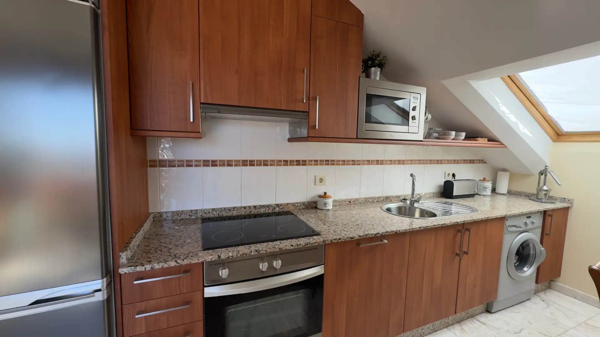 Kitchen of Attic for sale in Ares  with Parquet flooring, Terrace and Furnished