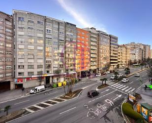 Exterior view of Flat to rent in Vigo   with Heating, Parquet flooring and Furnished