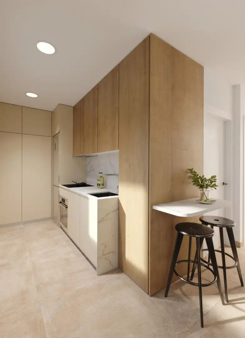 Cocina de Apartamento en venta en Torre-Pacheco con Aire acondicionado, Terraza y Trastero