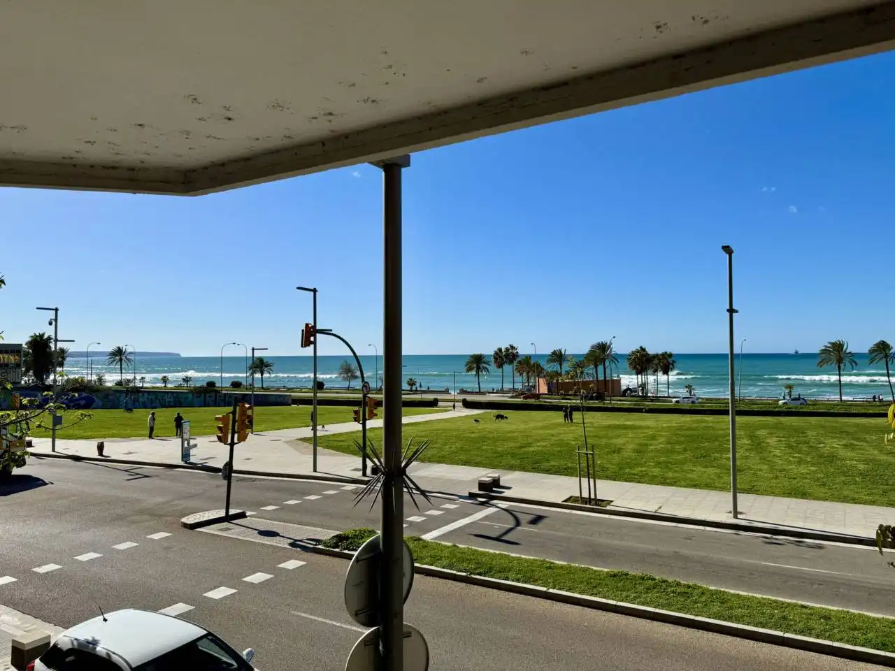 Vista exterior de Oficina de lloguer en  Palma de Mallorca amb Aire condicionat, Calefacció i Alarma