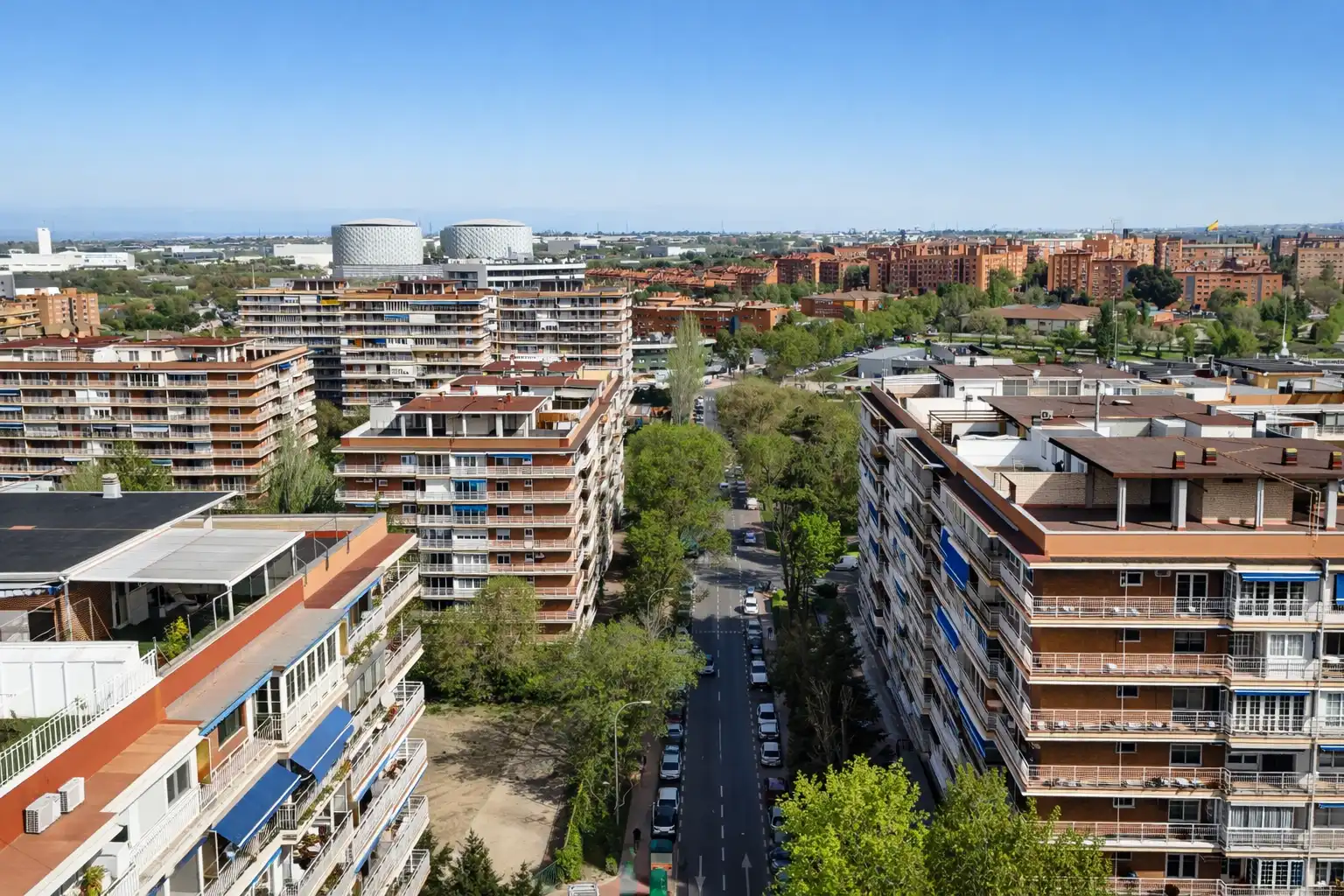 Exterior view of Attic for sale in Móstoles  with Heating, Terrace and Furnished
